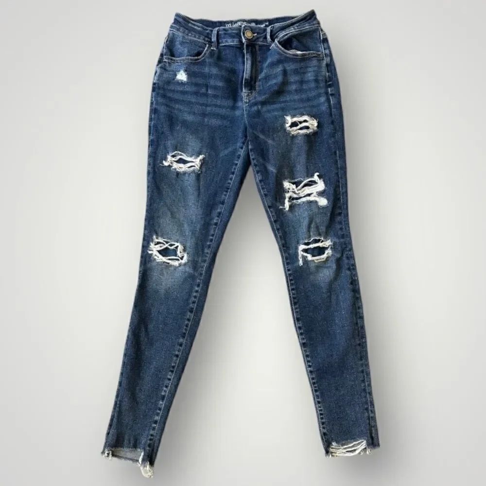 🎉5 for $45 🎉Maurices Denim Jeans Skinny Women Size S Distressed Blue
